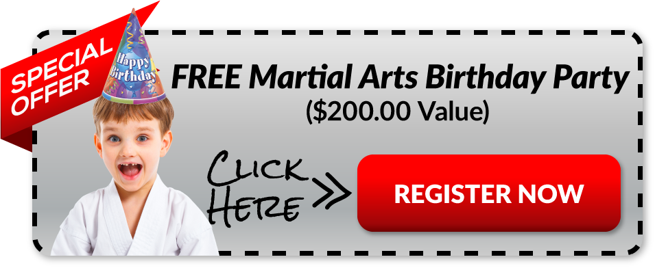 Special Offer FREE Martial Arts Birthday Party
